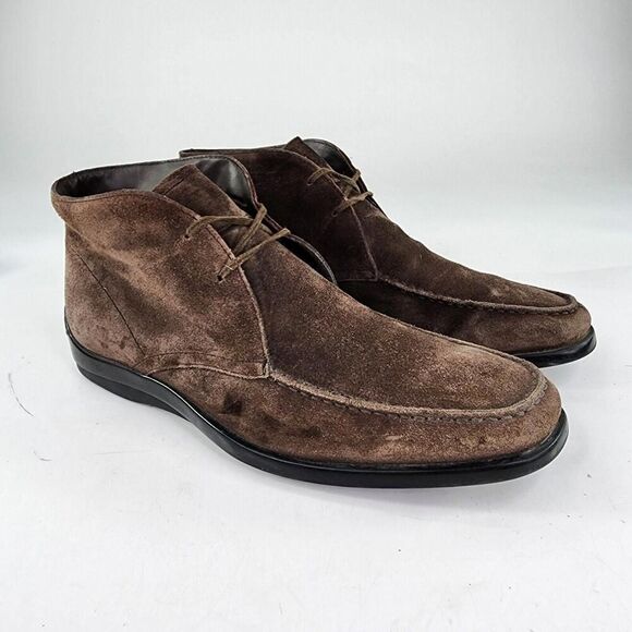 TOD'S Polacchino QUINN Chukka Boots US 9.5 Men's brown suede boot Driving shoes - Picture 4 of 12